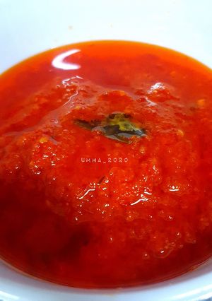 Foto resep Sambal Nasi Uduk merah (manis)