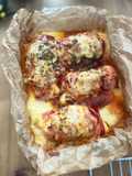 Pechugas de pollo rellenas al horno - Receta de Batch Cooking