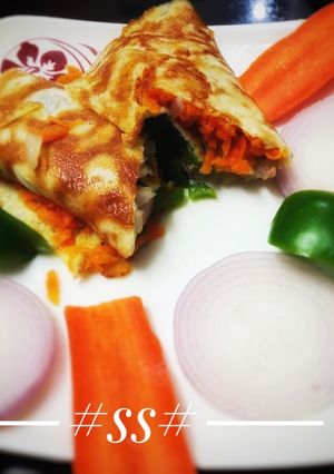 A picture of Happy Republic Day Tri colour Omelet.