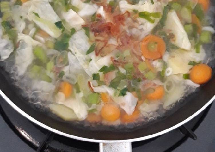 Bagaimana Membuat Sayur sop sederhana, Enak Banget