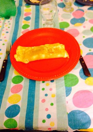 Una foto de Omelette de Jamón y Queso