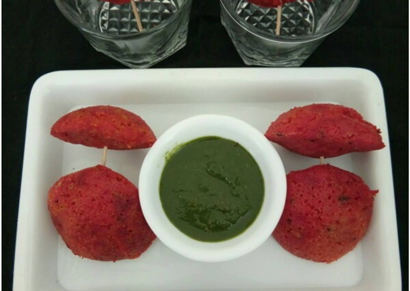 Beetroot Idli