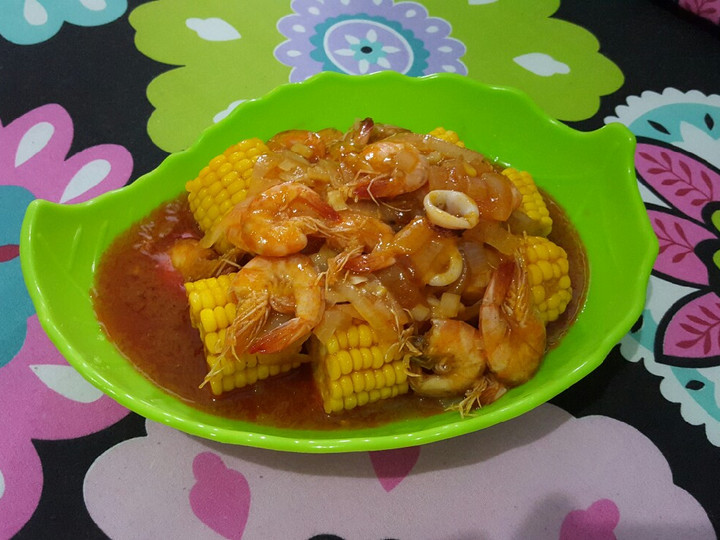 Cara Bikin Udang cumi asam manis Irit Untuk Jualan