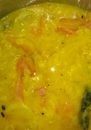 A picture of Mix vegetable dal.