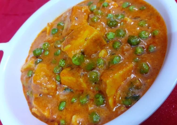 Recipe of Ultimate Dhaba Style Matar Paneer