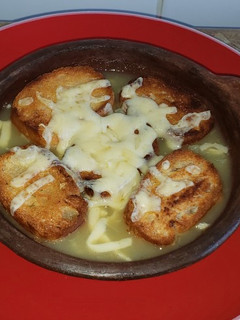 Una foto de Sopa de cebolla