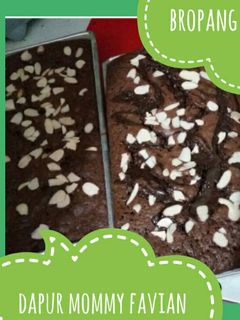 Foto resep Brownis triple choco