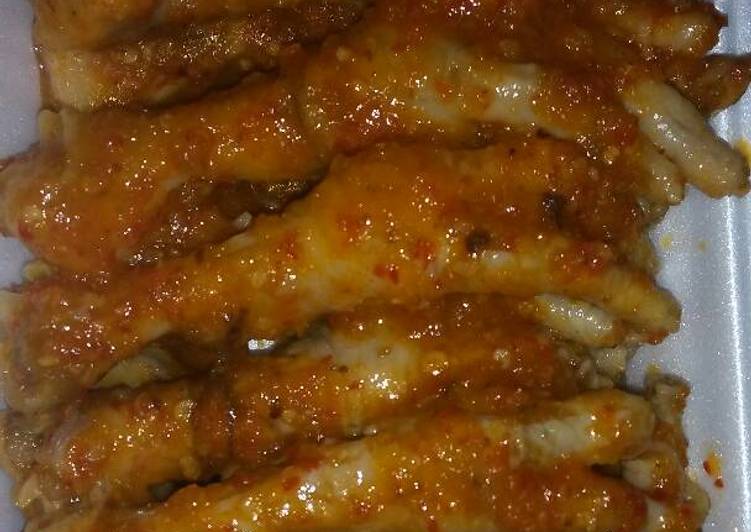 Resep Ceker Ayam Pedas Oleh Dinia Oktaviani Cookpad