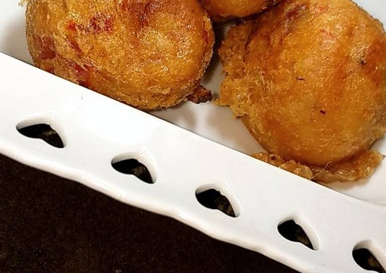 Steps to Prepare Award-winning Yam balls with fish