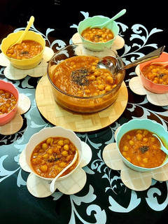 عکسی از دستور نخود آب بدون گوشت با زودپز