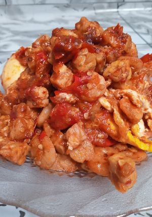 Foto resep Sambal Udang, Telur, Tempe