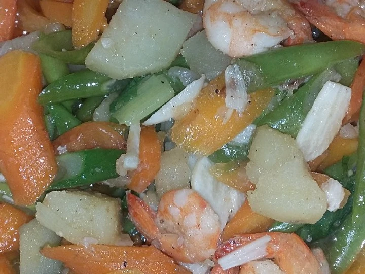 Langkah Gampang Membuat Resep Tumisan sayuran sup udang yang Enak Banget Anti Ribet, Mantap