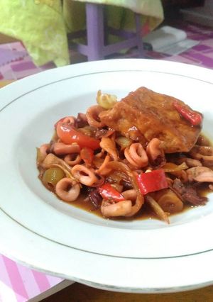Foto resep Asam Manis Cumi-Cumi Ho Tahu