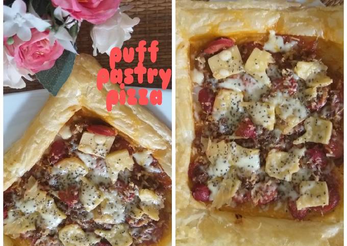 Pizza with Puff Pastry Instant