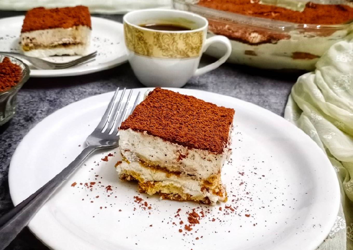 Eggless Tiramisu