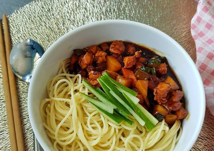 Jjajangmyeon homemade