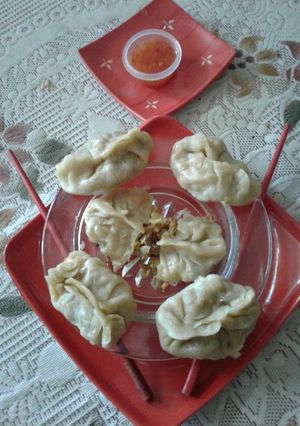 কোকোনাট মোমো রেসিপির প্রধান ছবি