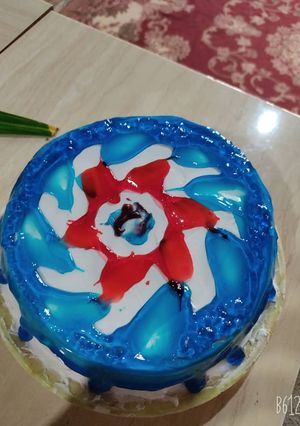 عکسی از دستور ایده دیزاین کیک