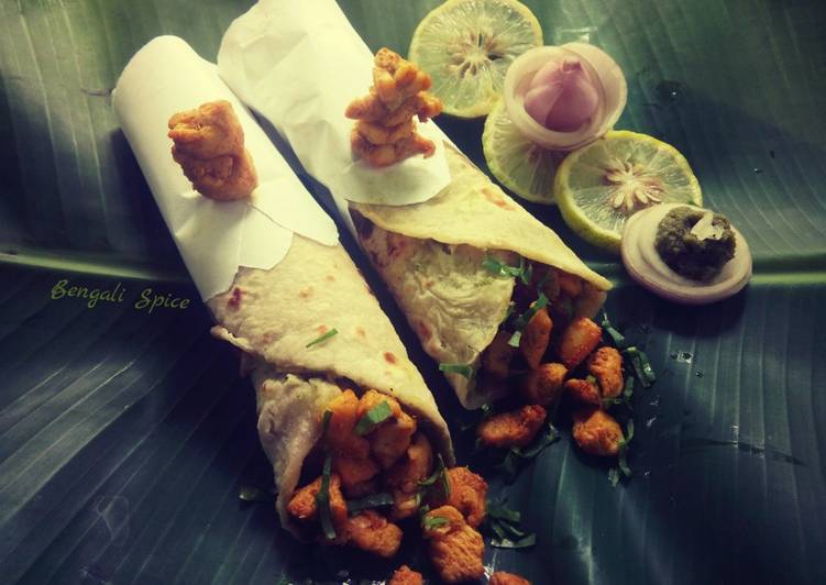 Steps to Prepare Award-winning Spicy  Chicken Wrap ♥