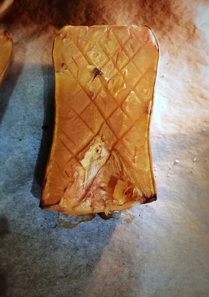 Una foto de Calabaza asada