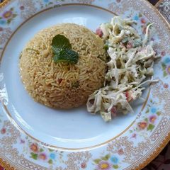#Vegetables_Fried_Rice_With_Crunchy_Veggies A picture of #Vegetables_Fried_Rice_With_Crunchy_Veggies.
