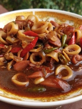 Langkah Mudah untuk Menyiapkan Resep Cumi Saus Tiram Pedas Manis yang Lezat Sekali Anti Ribet, Mantap Sekali