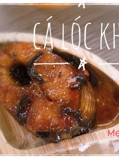 Hình của món Cá lóc kho.