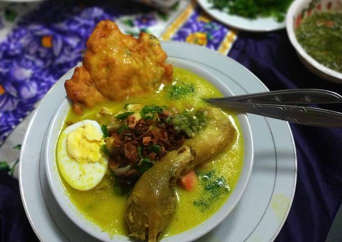 Soto Ayam Lamongan, Kuah Kental no Santan