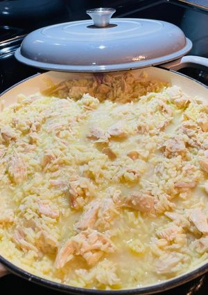 A picture of Chicken and Rice.