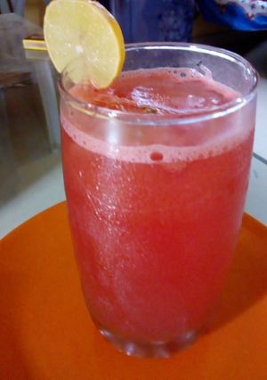 A picture of Watermelon cool drink.