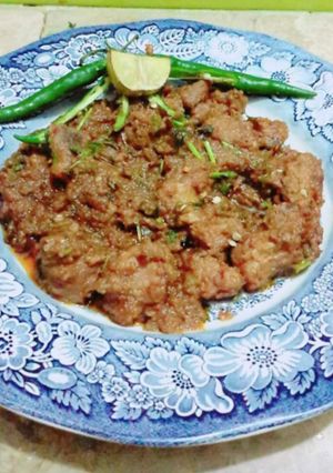 A picture of Chicken tikka masala karai 😋.
