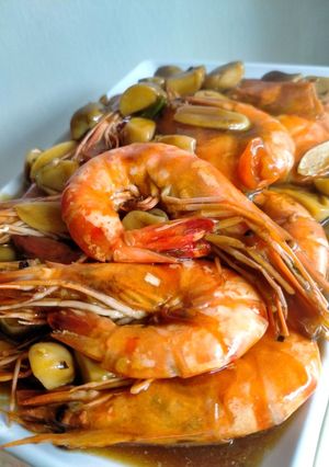 Foto resep Udang jamur blackpepper