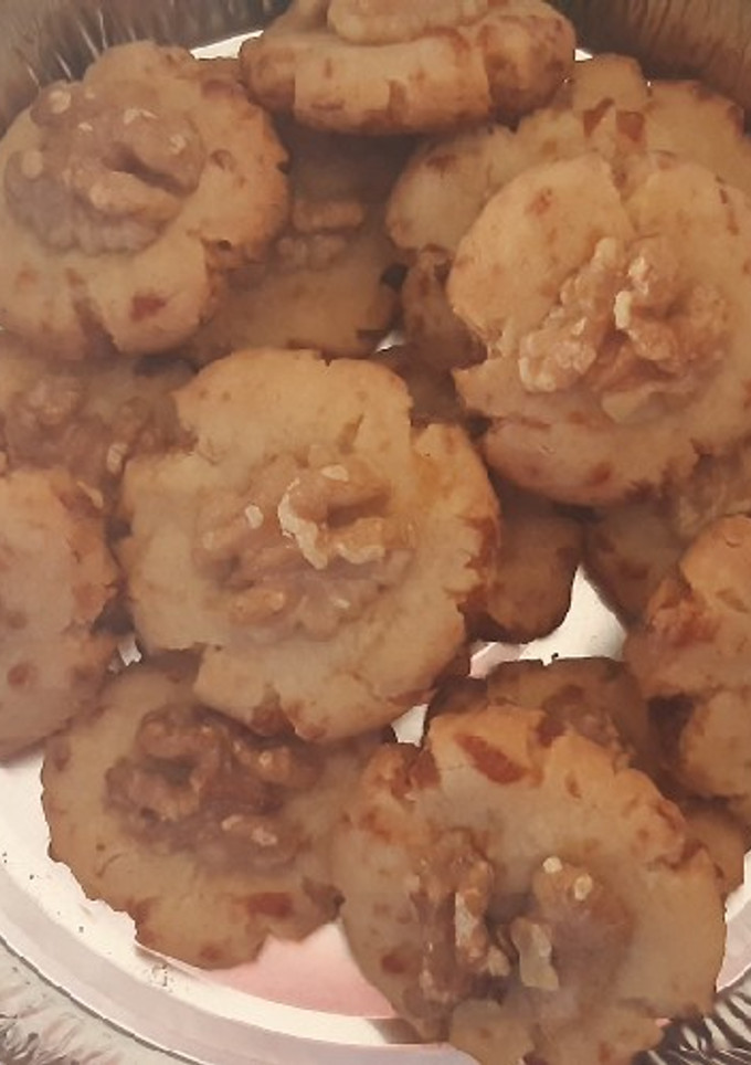 Una foto de Galletas de queso con nueces