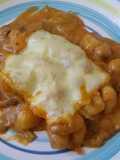 Ñoquis en salsa Bagoss