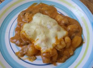 Una foto de Ñoquis en salsa Bagoss