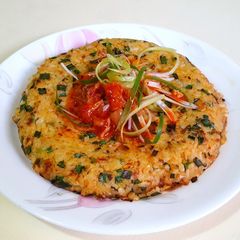 A picture of Rice pancake ～ Korean flavor.