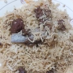 A picture of Beef Pulao.
