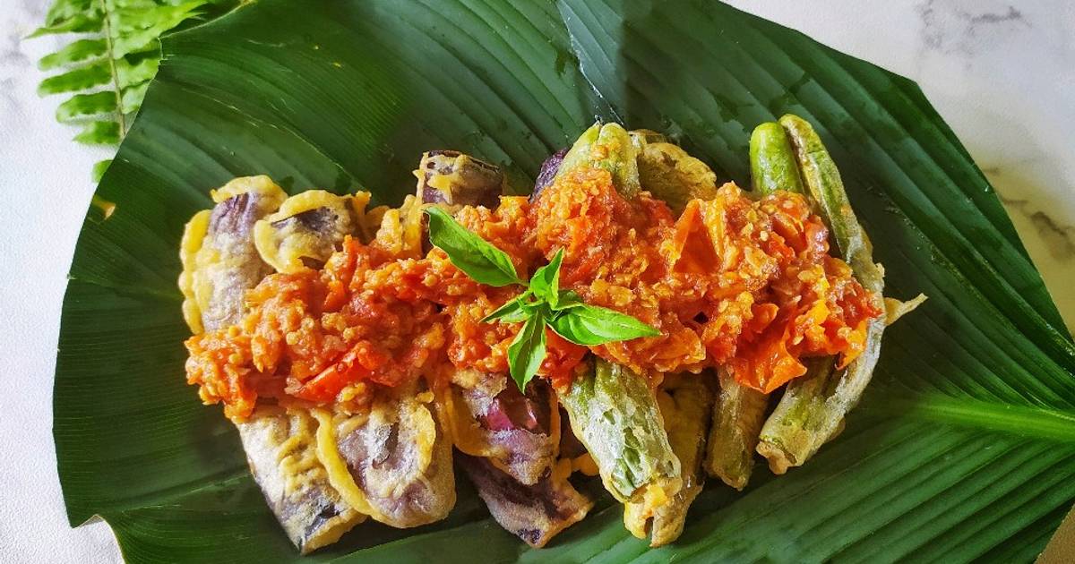 Resep Terong Krispi Sambel Geprek Oleh Mira Jabir Cookpad