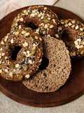 🥯 Bagels de harina de lino, harina de avena y harina de trigo integral 🥯 Súper express 🥯