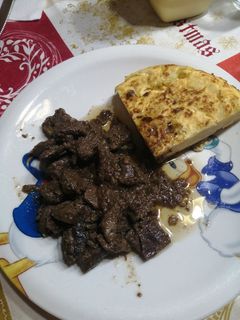Una foto de Hígado de cerdo sofrito