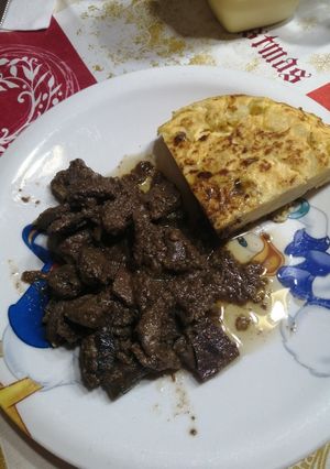 Una foto de Hígado de cerdo sofrito
