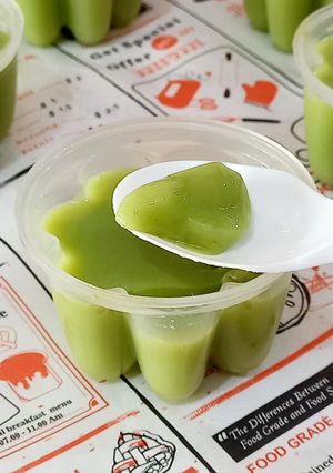 Foto resep Matcha Silky Pudding
