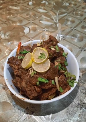 A picture of Mutton masala.