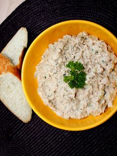 Majonézes tonhalkrém recept fotója