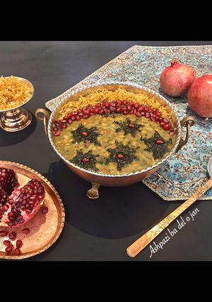 عکسی از دستور آش انار