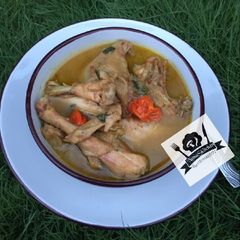 A picture of Chicken pepper soup 🌶.