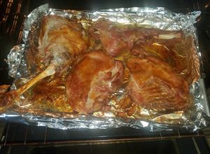 Una foto de Cabrito en salsa de mostaza