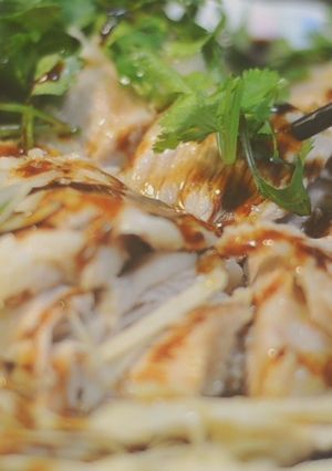電鍋料理∣簡單卻美味 酒香油膏豬頸肉 的食譜成品照片
