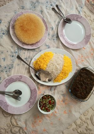 عکسی از دستور قورمه سبزی
