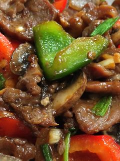รูปของ เนื้อผัดพริกหวาน